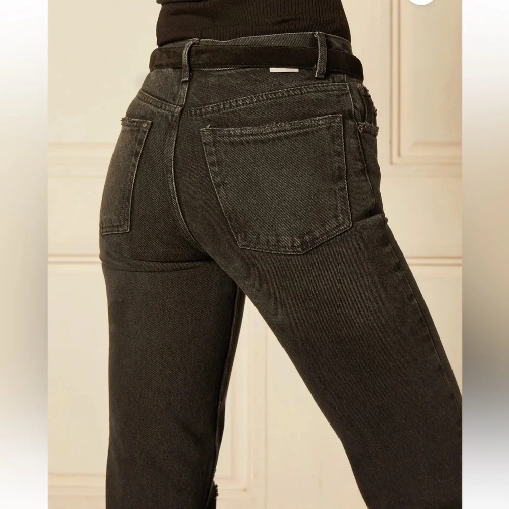 NWT Boyish x Revolve The Tommy Jeans Fatal Attraction size 26 black distressed  - Picture 2 of 6